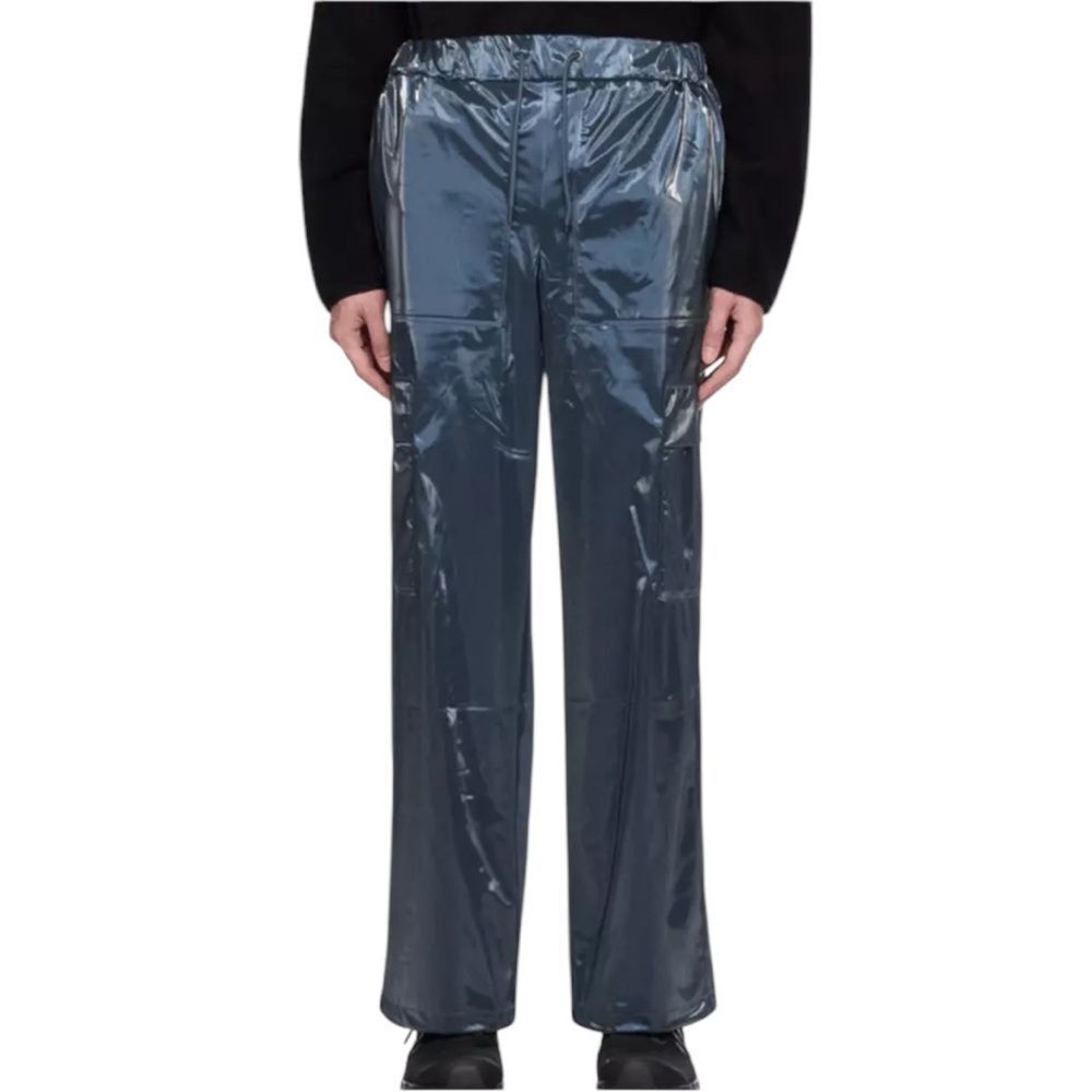 RAINS UNISEX CARGO RAIN PANTS WIDE‎ W3, Sz Medium